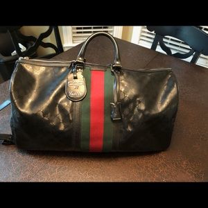 GUCCI Fiat 500c Imprime Boston Duffle 228282
